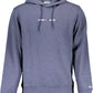 Tommy Hilfiger Chic Blue Hooded Sweatshirt with Embroidered Logo