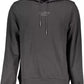 Cavalli Class Elegant Black Cotton Hooded Sweatshirt