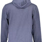 Tommy Hilfiger Chic Blue Hooded Sweatshirt with Embroidered Logo