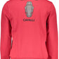 Cavalli Class Elegant Pink Hooded Sweatshirt with Logo