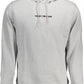 Tommy Hilfiger Sleek Gray Embroidered Hoodie