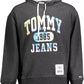 Tommy Hilfiger Elevated Casual Black Cotton Hoodie