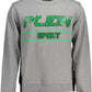 Plein Sport Sophisticated Gray Long-Sleeve Sweatshirt