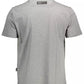 Plein Sport Gray Cotton Men T-Shirt