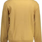 Napapijri Beige Cotton Sweatshirt with Central Zip Pocket