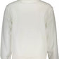 Calvin Klein Elegant White Cotton Sweater with Logo