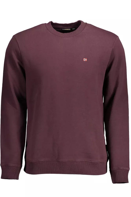 Napapijri Elegant Purple Crewneck Sweatshirt