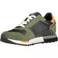 Napapijri Green Leather Men Sneaker