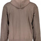 Calvin Klein Eco-Conscious Hooded Brown Sweatshirt