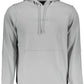 Calvin Klein Sleek Gray Reflective Logo Hoodie