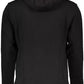 Tommy Hilfiger Chic Black Hooded Sweatshirt with Embroidery