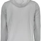 Calvin Klein Sleek Gray Reflective Logo Hoodie