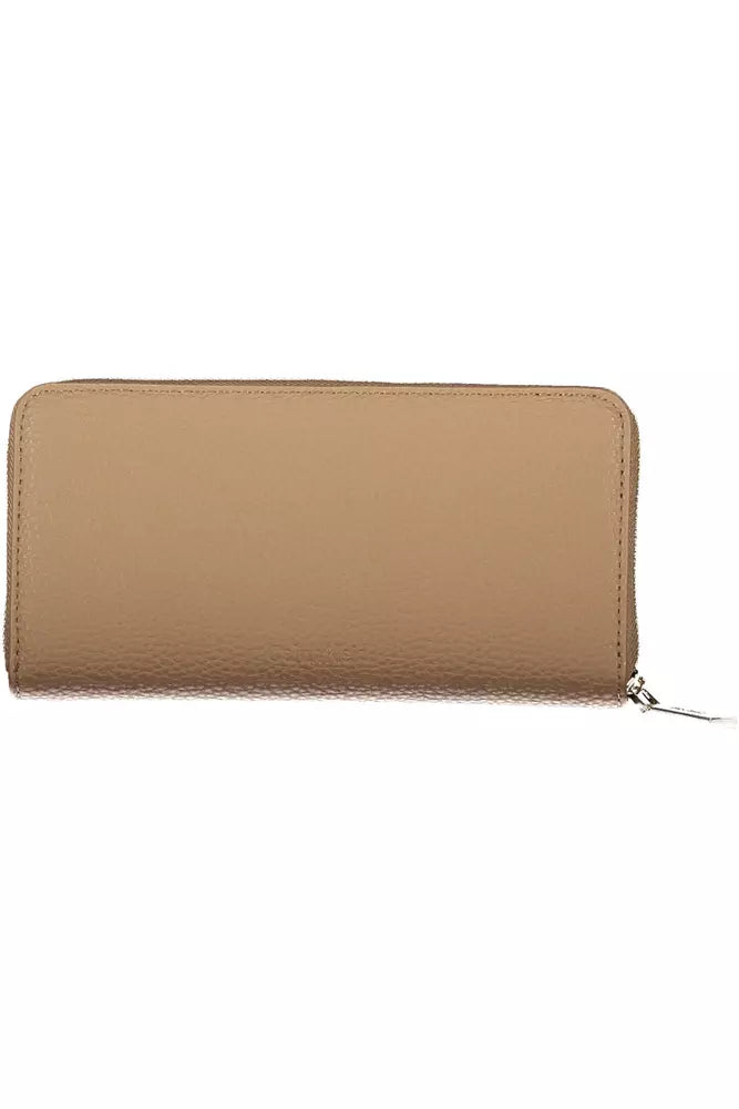 Calvin Klein Beige Polyester Women Wallet