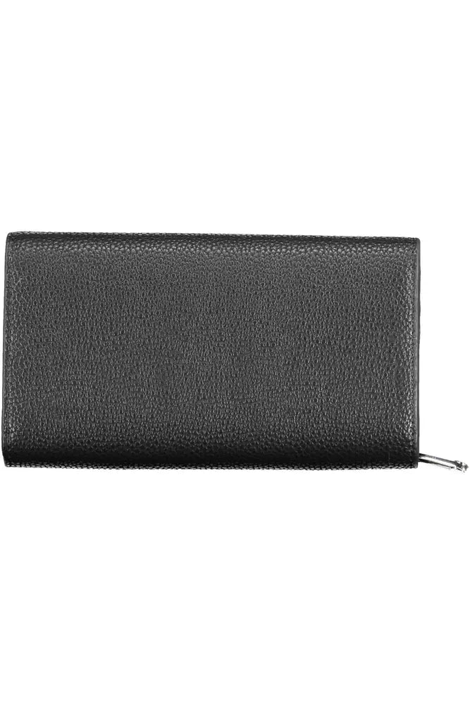 Tommy Hilfiger Elegant Black Bifold Wallet with Coin Purse