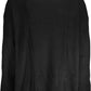 Calvin Klein Elegant Black Turtleneck with Embroidered Logo