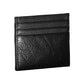 Tommy Hilfiger Sleek Black Leather Card Holder