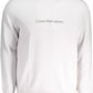 Calvin Klein Elegant Gray Embroidered Logo Sweater