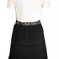 Calvin Klein Chic Contrast Skirt Dress with Logo Detail