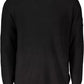 Calvin Klein Elevated Black Cotton Sweater with Logo Detail