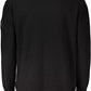 Calvin Klein Elevated Black Cotton Sweater with Logo Detail