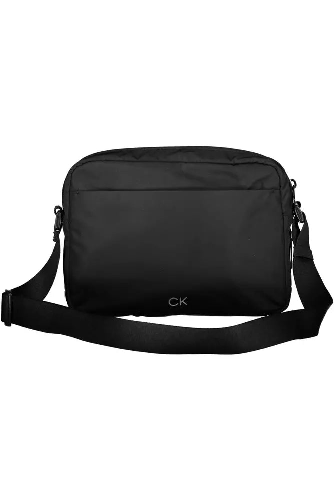 Calvin Klein Sleek Contrasting Detail Shoulder Bag