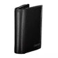 Calvin Klein Sleek Black Leather Bi-fold Wallet