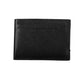 Calvin Klein Sleek Black Leather Card Holder with Logo