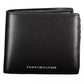 Tommy Hilfiger Sleek Black Leather Wallet with Coin Purse