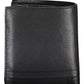 Tommy Hilfiger Sleek Black Leather Wallet with Coin Purse