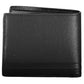 Tommy Hilfiger Sleek Black Leather Bifold Wallet with Coin Purse