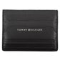 Tommy Hilfiger Sleek Black Leather Card Holder