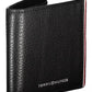 Tommy Hilfiger Sleek Black Leather Wallet with Logo Detail