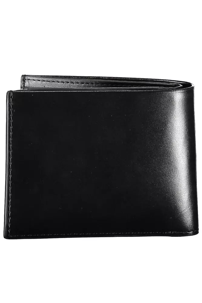 Calvin Klein Elegant Black Leather Wallet with RFID Blocker