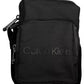 Calvin Klein Sleek Black Shoulder Bag for the Modern Man