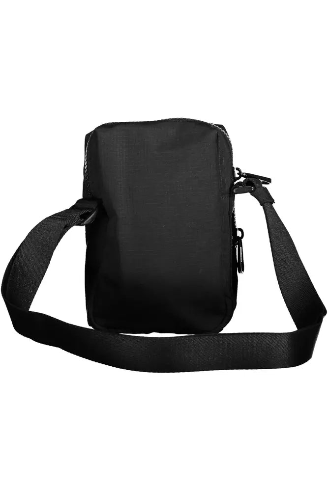 Calvin Klein Sleek Black Shoulder Bag for the Modern Man