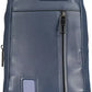 Piquadro Sleek Blue Leather Shoulder Laptop Bag