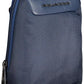 Piquadro Eco-Conscious Blue Shoulder Bag with Logo Accent