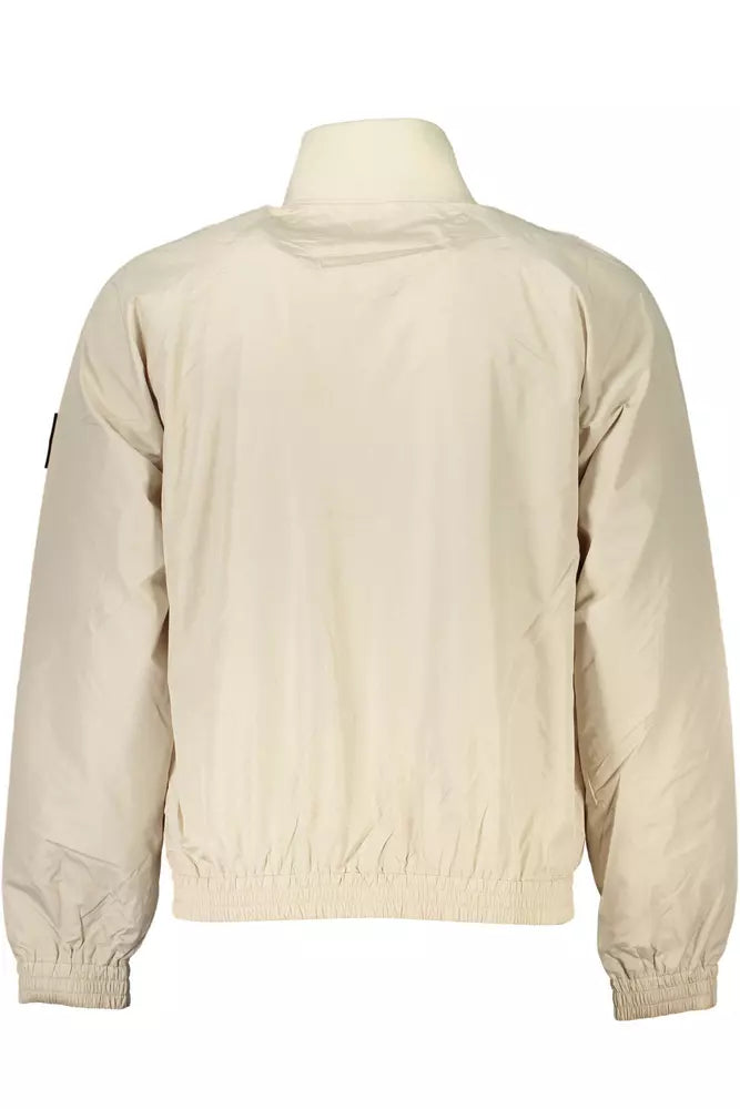 Calvin Klein Chic Beige Long-Sleeved Lightweight Jacket