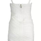 Marciano by Guess Elegant White Tank Dress with Zip Accent