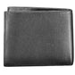 Calvin Klein Sleek Black Leather Dual-Compartment Wallet