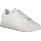 Calvin Klein Sleek White Lace-Up Sports Sneakers