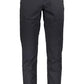 Napapijri Sleek Black Cotton Blend Trousers