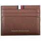 Tommy Hilfiger Elegant Brown Leather Card Holder