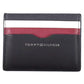 Tommy Hilfiger Elegant Blue Leather Card Holder