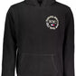 Tommy Hilfiger Elegant Black Hooded Sweatshirt with Embroidered Logo