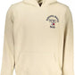 Tommy Hilfiger Beige Brushed Hooded Sweatshirt with Embroidery