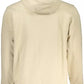 Tommy Hilfiger Beige Brushed Hooded Sweatshirt with Embroidery