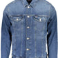 Tommy Hilfiger Chic Blue Denim Jacket with Embroidered Logo