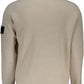 Calvin Klein Beige Organic Cotton Logo Sweater