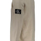 Calvin Klein Beige Organic Cotton Logo Sweater